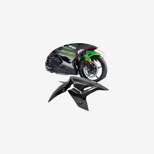 Kawasaki Ninja 400/500 Real Carbon Front Fender