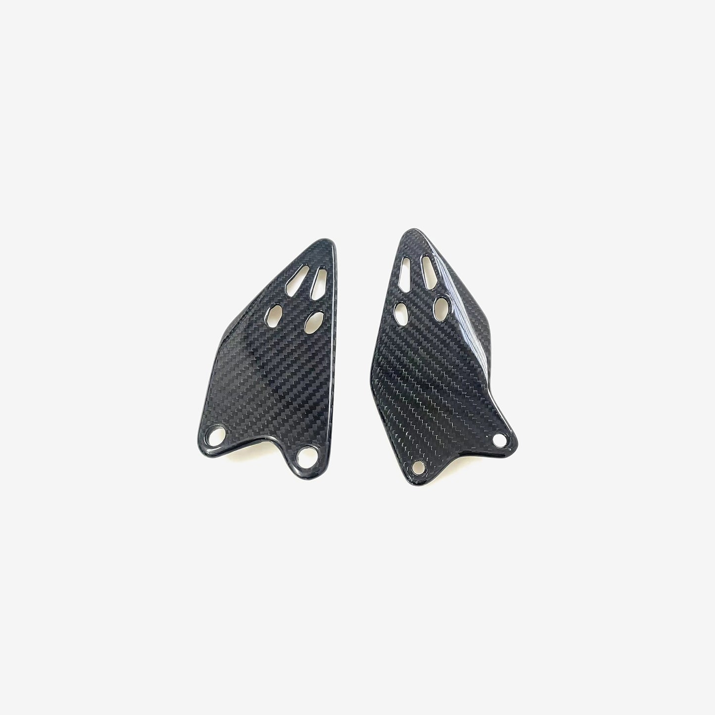 Carbon Fiber Heel Guards – Kawasaki ZX-6R / 636 (2019–2025)