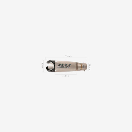 Steel Mid-Pipe – Kawasaki Ninja ZX-4RR / ZX-4R (2023–2026)