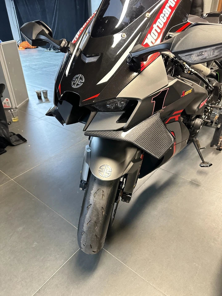 Carbon Fiber Side Winglets – Kawasaki ZX-10R / ZX-10RR (2021–2026)