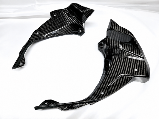 Carbon Fiber Front Dashboard Panel Fairing – Kawasaki ZX-6R / 636 (2024–2026)