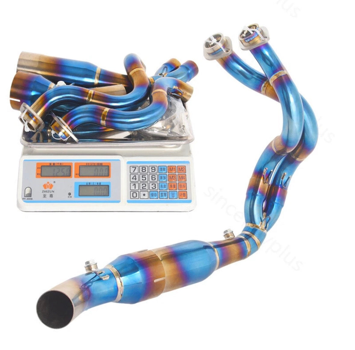 Titanium Full System Exhaust for Kawasaki Ninja 650 Z650 2012-2026 MultiColor
