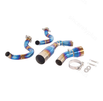 Titanium Full System Exhaust for Kawasaki Ninja 650 Z650 2012-2026 MultiColor