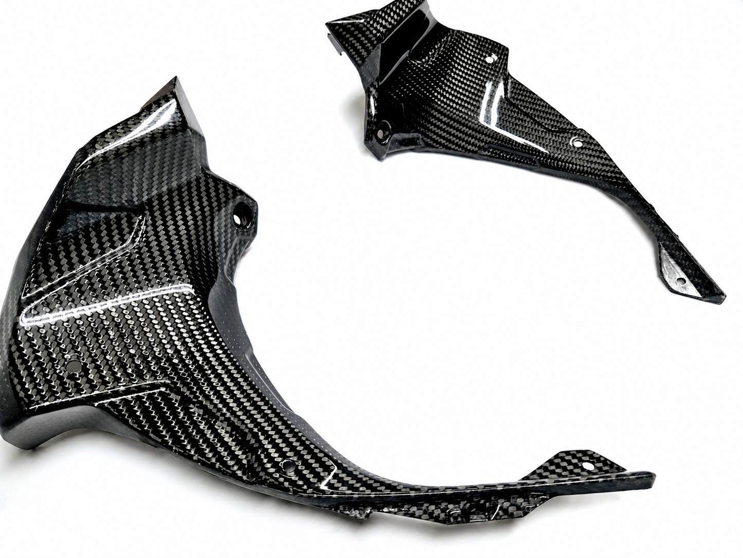 Carbon Fiber Front Dashboard Panel Fairing – Kawasaki ZX-6R / 636 (2024–2026)