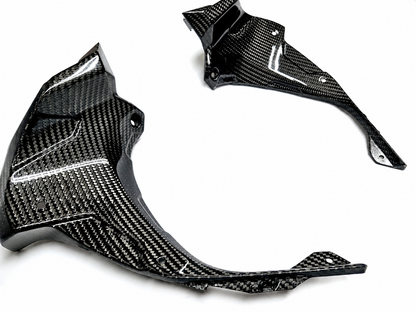 Carbon Fiber Front Dashboard Panel Fairing – Kawasaki ZX-6R / 636 (2024–2026)