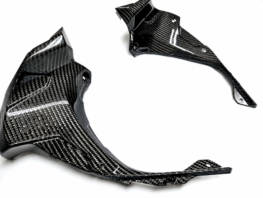 Carbon Fiber Front Dashboard Panel Fairing – Kawasaki ZX-6R / 636 (2024–2026)