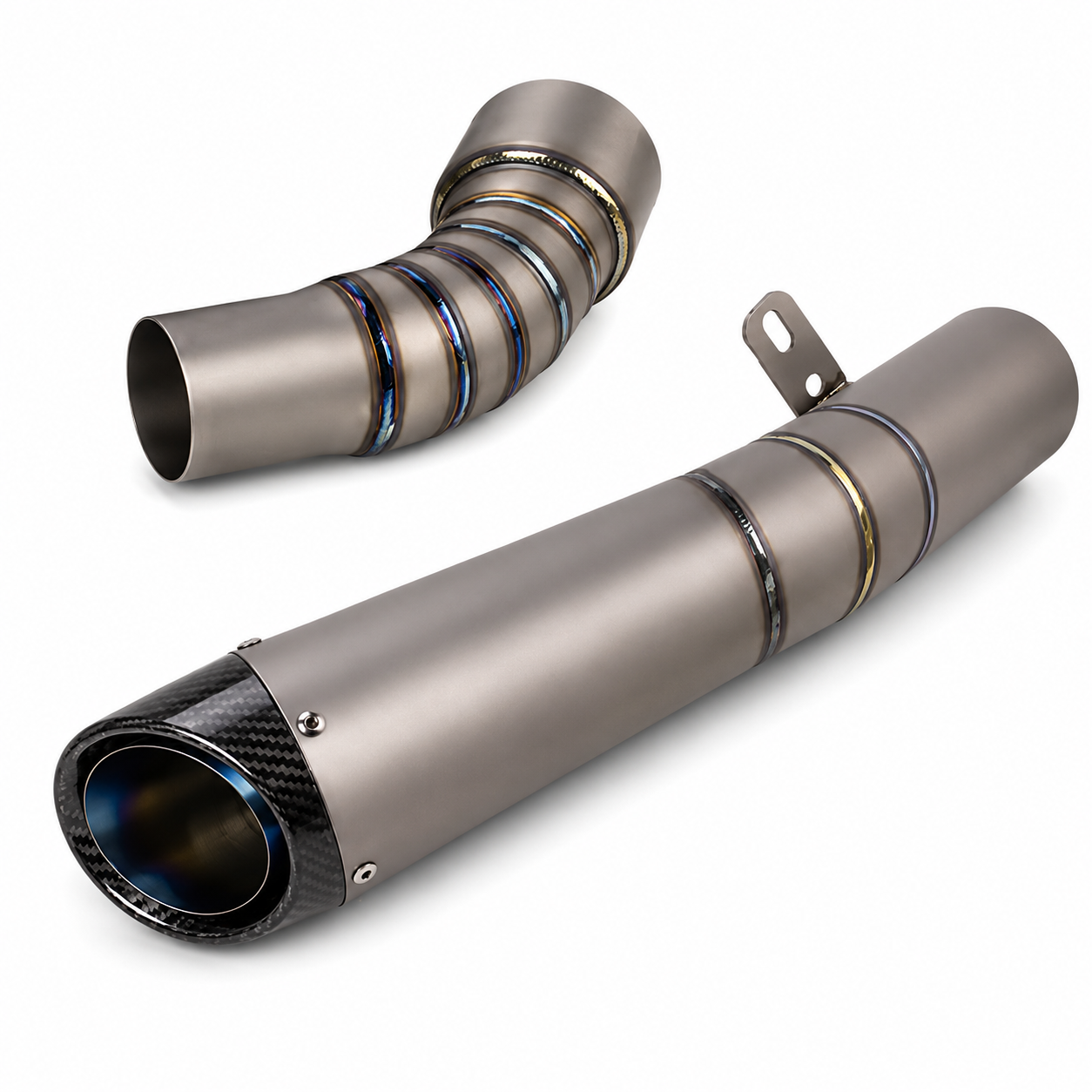 Titanium Slip-On Exhaust Muffler - Kawasaki Ninja ZX6R 636 | 2009–2026