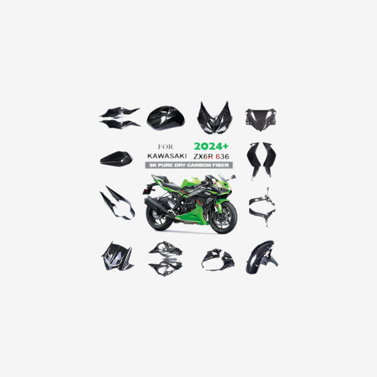 Carbon Fiber Mud Guard – Kawasaki ZX-6R / 636 (2013–2026)
