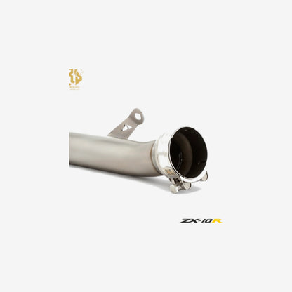 Titanium Link Pipe – Kawasaki ZX-10R / ZX-10RR (2021–2026)