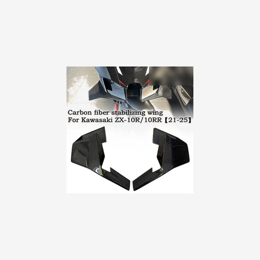 Carbon Fiber Side Winglets – Kawasaki ZX-10R / ZX-10RR (2021–2026)