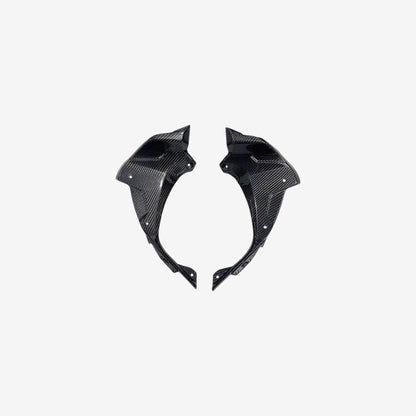 Kawasaki ZX-6R Carbon Fiber Instrument Cover – Left & Right Dash Enclosure (2024-2026)