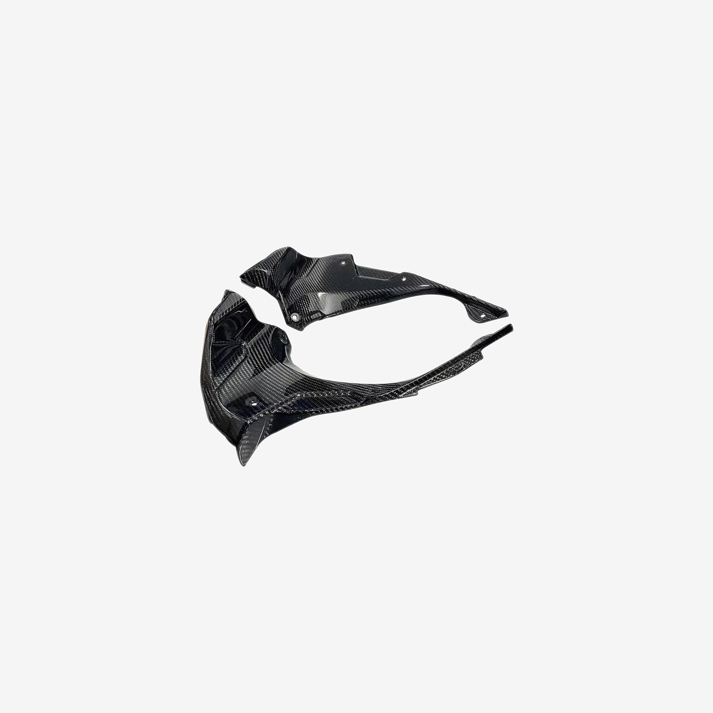 Kawasaki ZX-6R Carbon Fiber Instrument Cover – Left & Right Dash Enclosure (2024-2026)