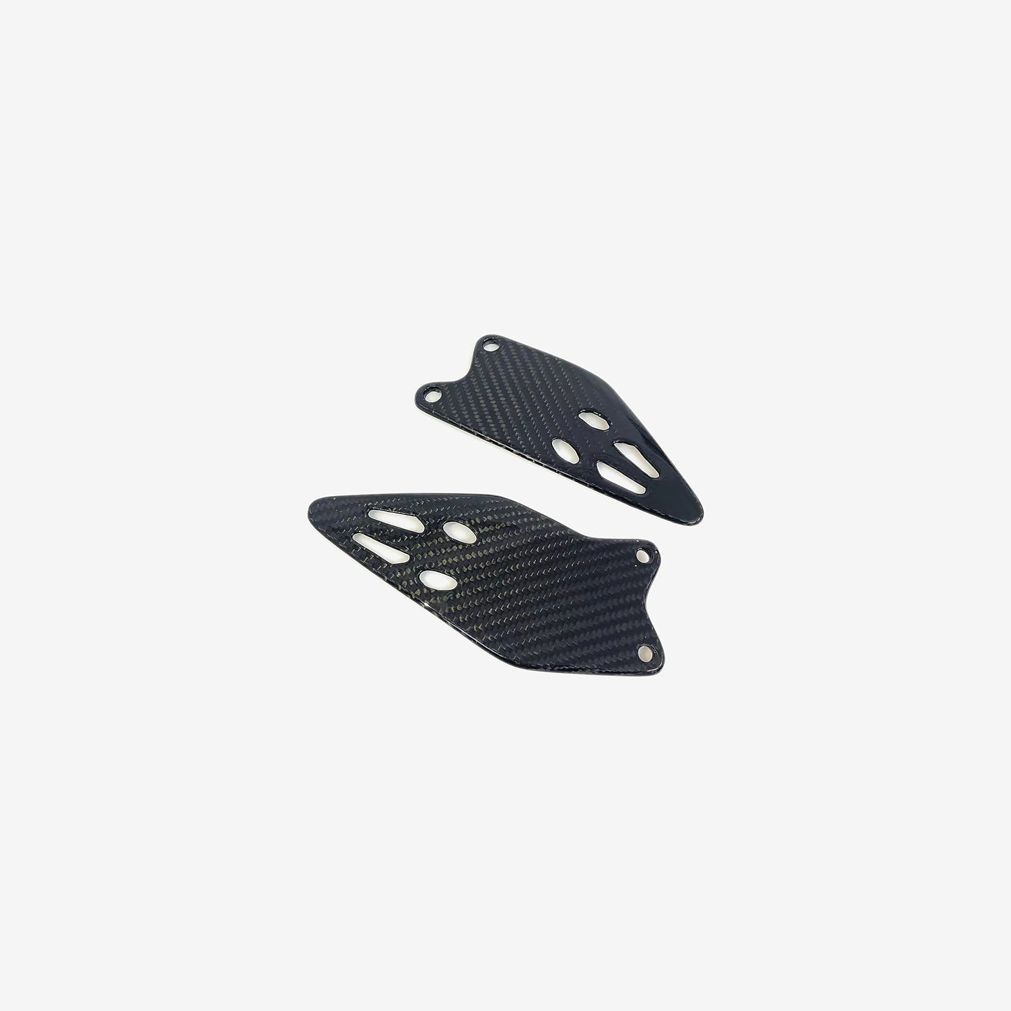 Carbon Fiber Heel Guards – Kawasaki ZX-6R / 636 (2019–2025)
