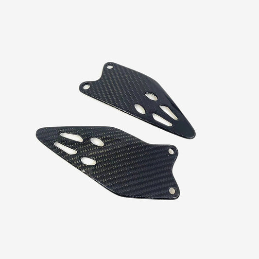 Carbon Fiber Heel Guards – Kawasaki Ninja ZX-6R / 636 (2019–2025)