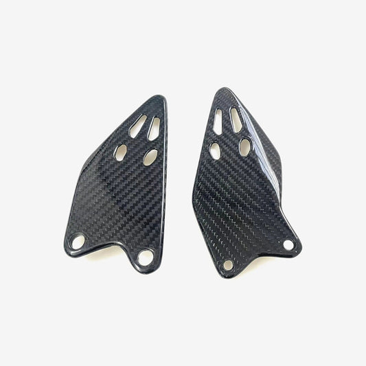 Carbon Fiber Heel Guards – Kawasaki Ninja ZX-6R / 636 (2019–2025)