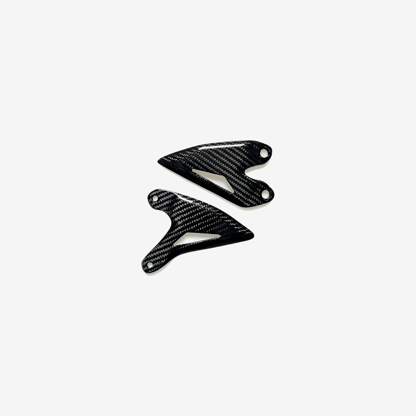 Carbon Fiber Heel Guards – Kawasaki Ninja 400 / 500 / Z400 / 500 (2018–2026)