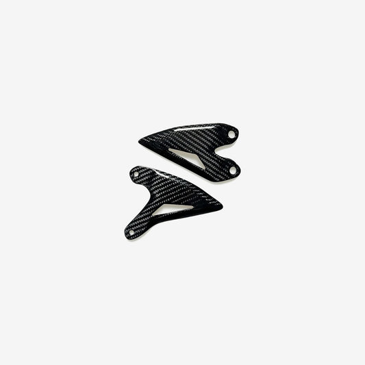 Carbon Fiber Heel Guards – Kawasaki Ninja 400 / 500 / Z400 / 500 (2018–2026)