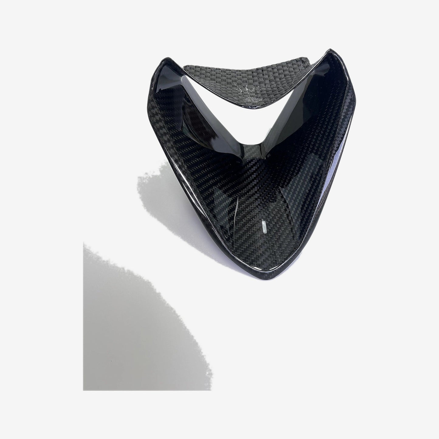 3K Carbon Fiber Front Fairing Air Inlet Cover – Kawasaki ZX-6R / 636 (2024–2026)