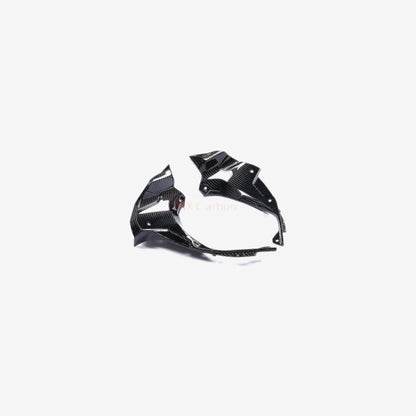 Pure Carbon Fiber Front Dashboard Side Panel Fairing – Kawasaki ZX-6R / 636 (2024–2026)