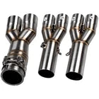 Full Exhaust System Link Pipe Front Tube | 2009–2022 Kawasaki Ninja ZX6R / ZX636