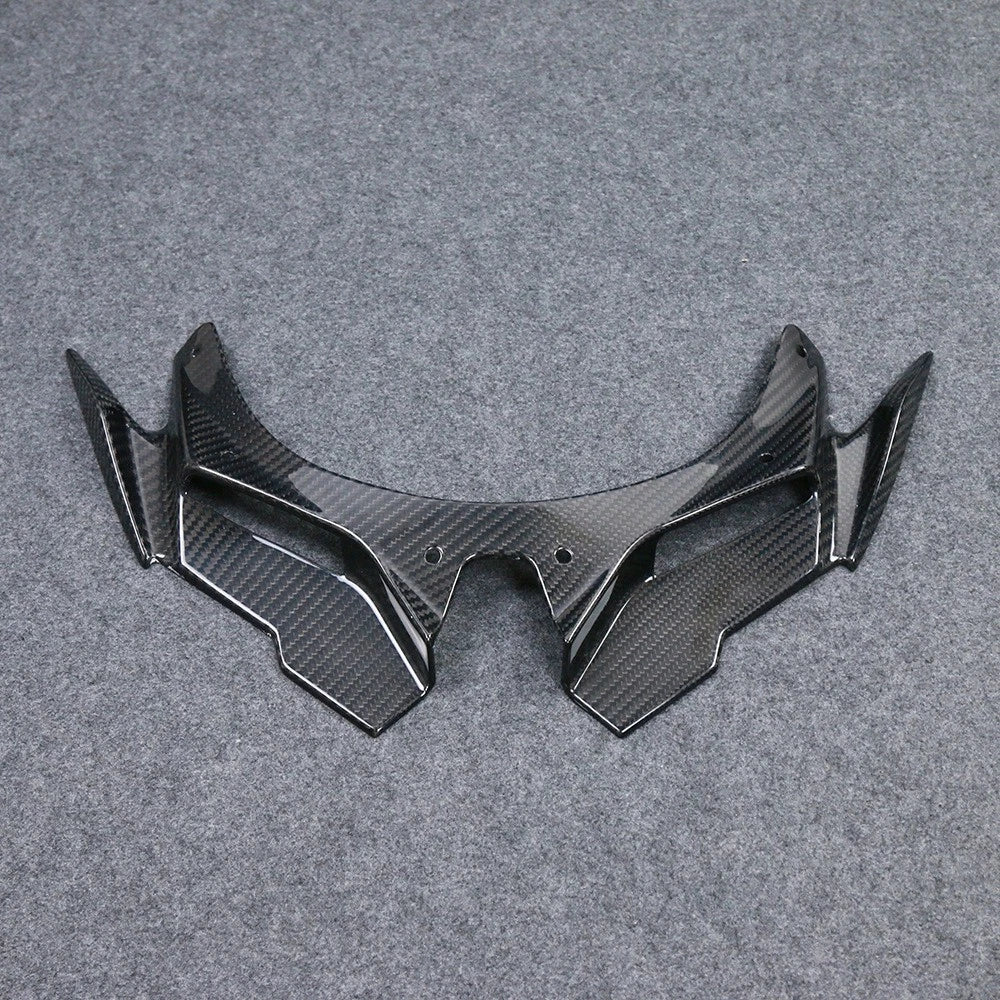 Carbon Fiber Front Winglet Spoiler Cover - Kawasaki ZX-4R / ZX-4RR 2021-2026