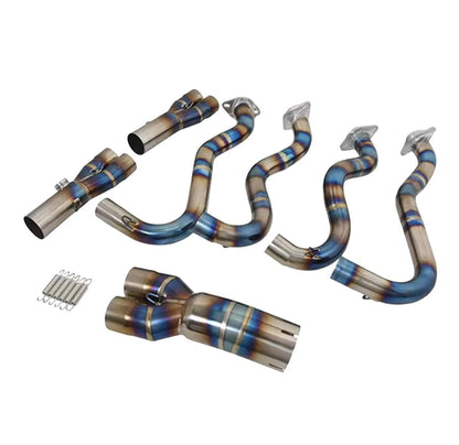 Titanium Exhaust Header Pipe Slip-On | 2007–2017 Kawasaki Ninja ZX6R / ZX636