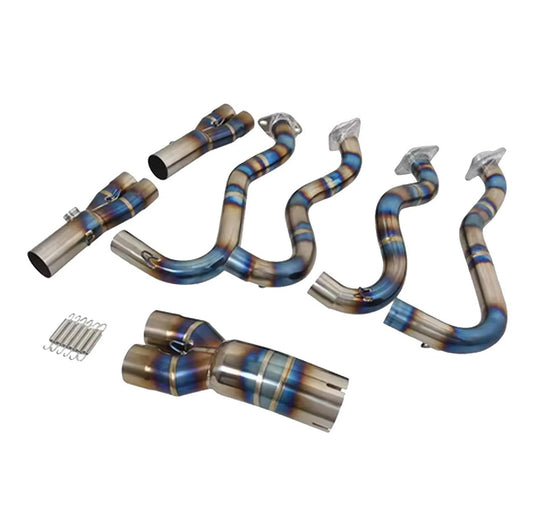 Titanium Exhaust Header Pipe Slip-On | 2007–2017 Kawasaki Ninja ZX6R / ZX636