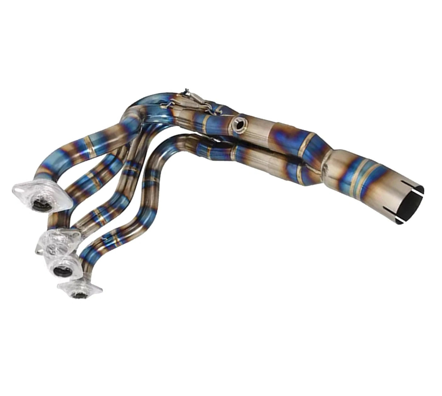 Titanium Exhaust Header Pipe Slip-On | 2007–2017 Kawasaki Ninja ZX6R / ZX636