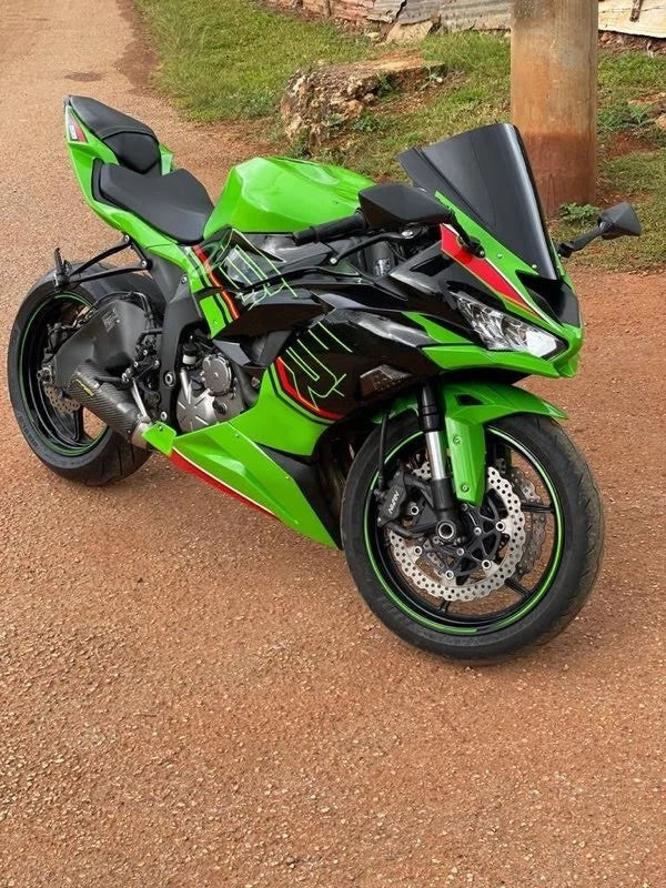 2019-2023 Kawasaki ZX6R KRT Edition Style Fairings – KRT Green/Black/Red
