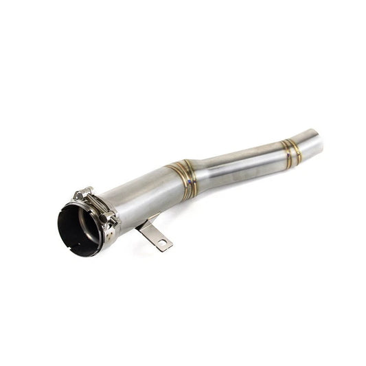 Stainless Steel Slip-On Mid-Pipe Delete – Kawasaki ZX-10R (2016–2026)