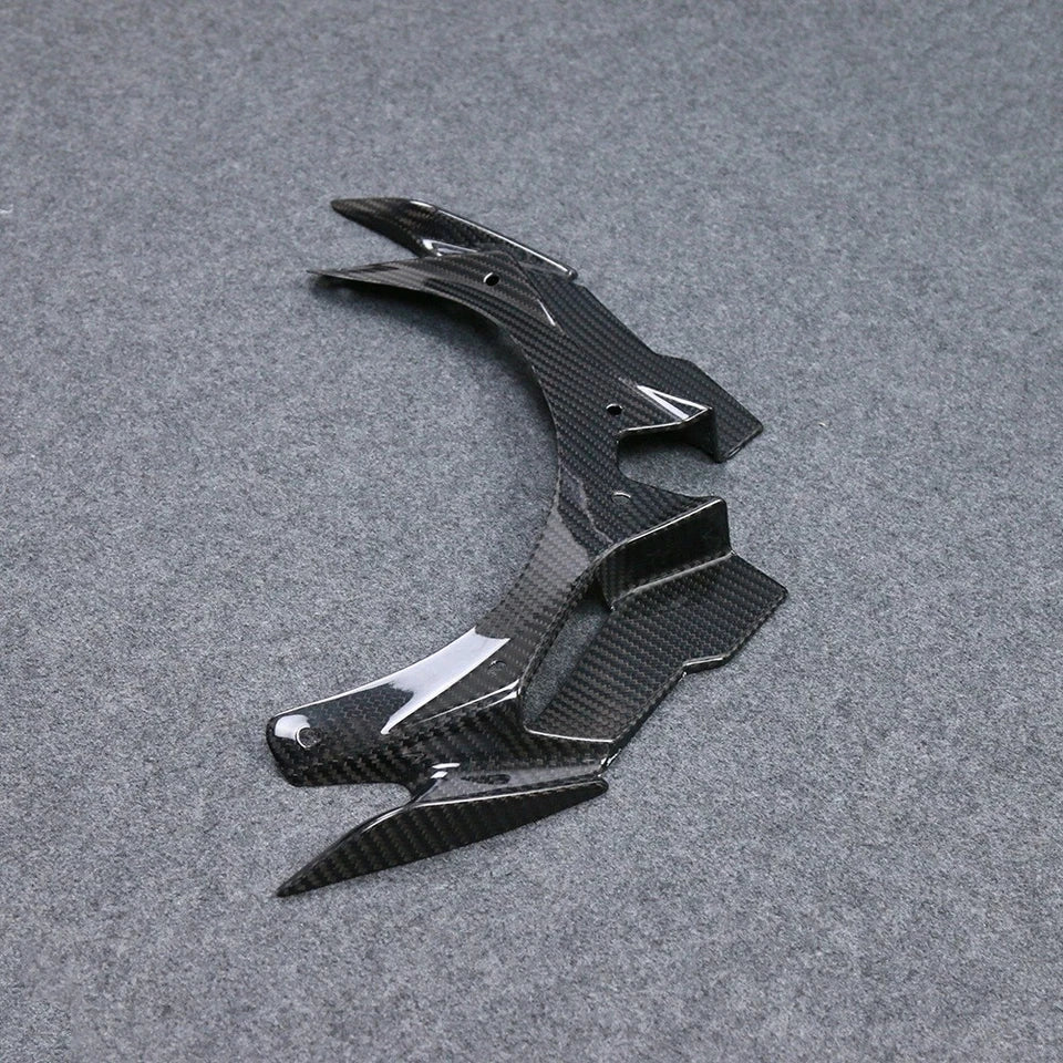 Carbon Fiber Front Winglet Spoiler Cover - Kawasaki ZX-4R / ZX-4RR 2021-2026