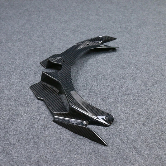 Carbon Fiber Front Winglet Spoiler Cover - Kawasaki ZX-4R / ZX-4RR 2021-2026