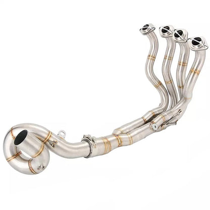 Full System Header Mid Link Exhaust Pipe | 2009–2024 Kawasaki Ninja ZX6R / ZX636