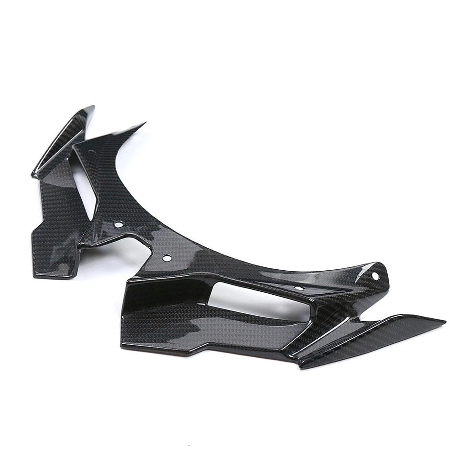 Carbon Fiber Front Winglet Spoiler Cover - Kawasaki ZX-4R / ZX-4RR 2021-2026