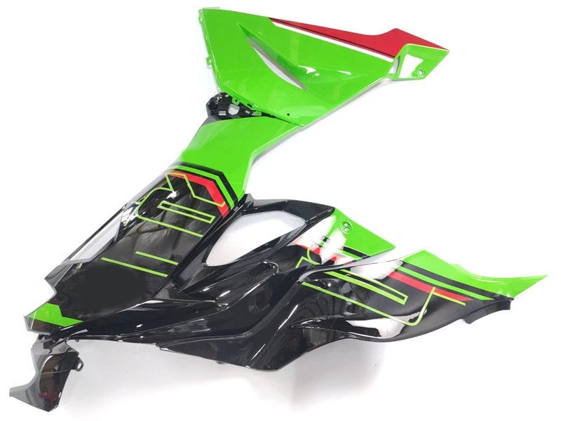 2019-2023 Kawasaki ZX6R KRT Edition Style Fairings – KRT Green/Black/Red