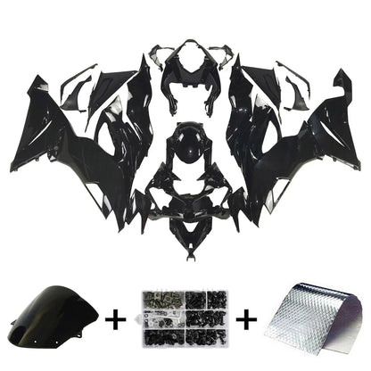 2019-2023 Kawasaki ZX6R OEM Style Fairings – Gloss Black
