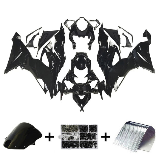 2019-2023 Kawasaki ZX6R OEM Style Fairings – Gloss Black