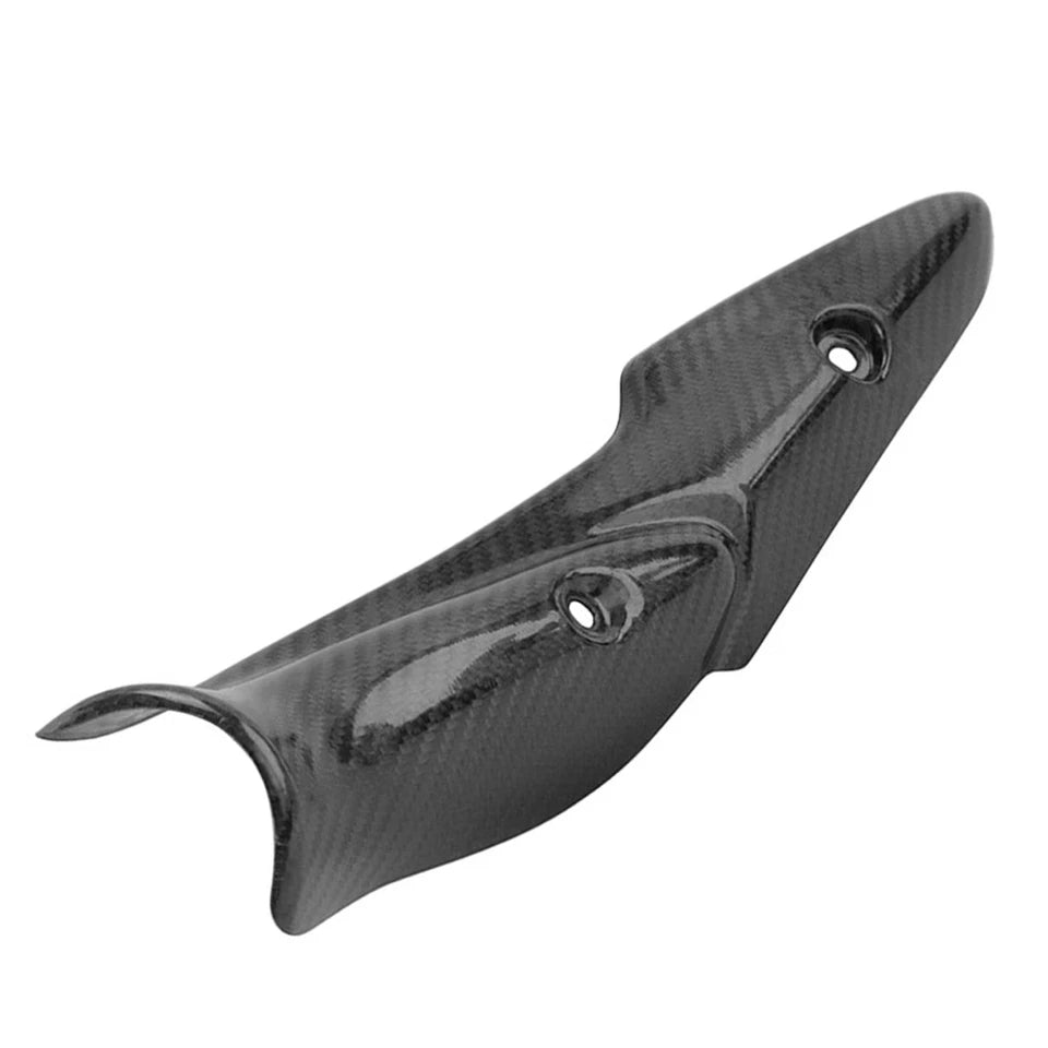 Carbon Fiber Exhaust Mid Pipe Heat Shield – Kawasaki Z900 (2025–2026)