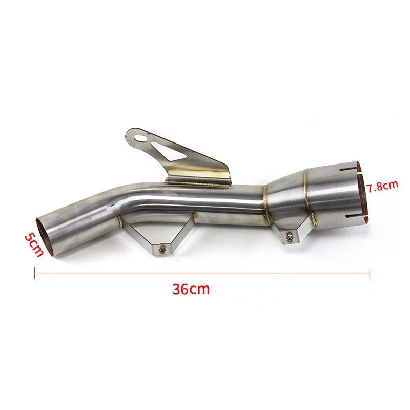 Steel Mid-Pipe – Kawasaki Z900 / Z900 A2 (2017–2026)